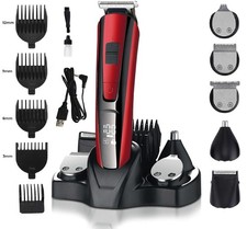 Haarschneider Haarschneidemaschine Profi 10 in 1 Trimmer Rasierer Bart Hair Akku