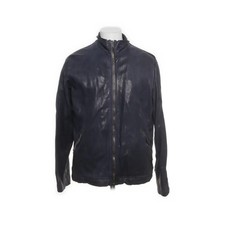 Giorgio Brato, Lederjacke, Herren, Größe: 56, Grau, Seide/Wolle, Einfarbig -Dp9