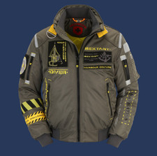 Wellensteyn jacke herren  Bogart SE NyBoAirTec, Army Größe L