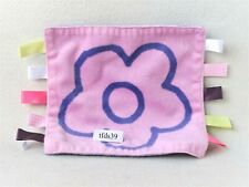 TCM Blume ? rosa lila Label Tchibo Kuscheltuch Schmusetuch (T204)