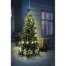 LED-Baumbeleuchtung Sterne 320 LEDs Lichterkette Baum Stern
