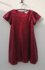 Festliches rotes Mädchenkleid