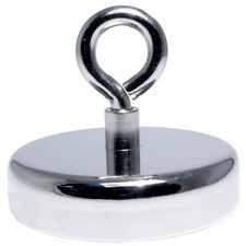 Bergemagnet 80 mm Angelmagnet 80KG Magnet Angel Suchmagnet Topfmagnet Mit Öse