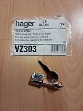 Neu 1 Stk. Hager Volta VZ303 Schloss + Schlüssel Türgriff Einbau Schließung