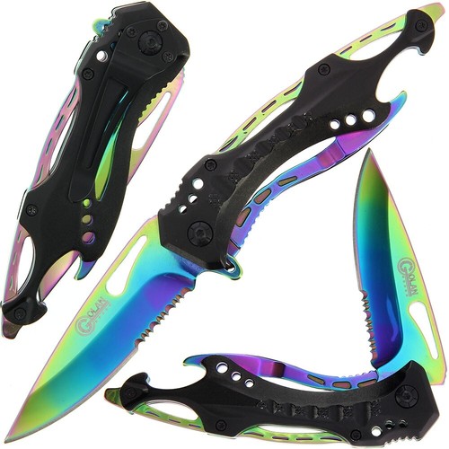 Taschenmesser rainbow schwarz - taschenmesser,