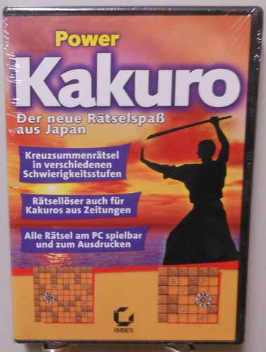 Kakuro power edition - kakuro, pc