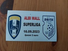 Used Ticket UEFA Kosovo Superliga Fushe Kosova vs Drita Gjilan 16.09.2023