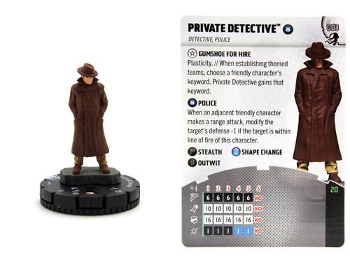 Heroclix 003 private - heroclix,