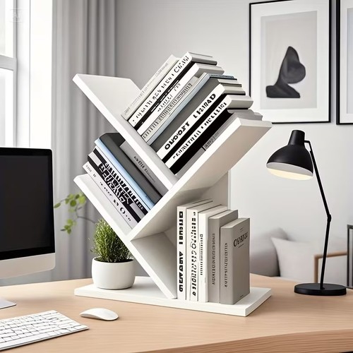 Dreistöckiges bücherregal - dreistöckiges,