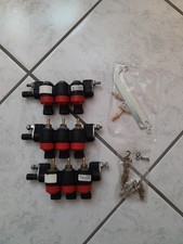 3x LPG VALTEC Rail Einspritzdüsen 3-Zylinder Rote Spulen