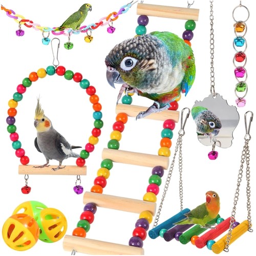 Vogelspielzeug holzleiter - vogelspielzeug,