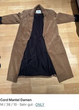 Cord Mantel Damen Größe M/38