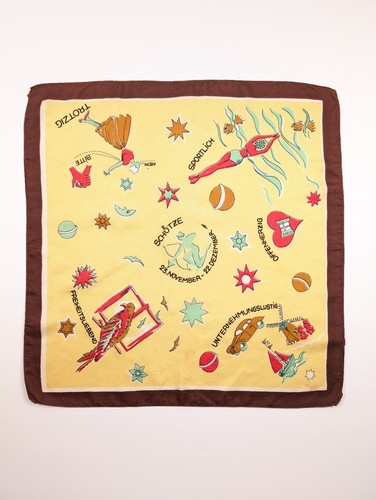 Vintage schal sternzeichen - schal,