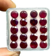 6 Stück Natürliche Rubin