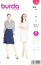 Burda Style Schnittmuster Nr. 5739 - Rock - leicht ausgestellt - Knopfleiste