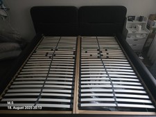 Ehebett,  180 x 200 von Porta Das Bett hat zwei große Schubladen.aus Kunstleder