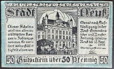 50 Pfennig  Neuß  1919