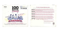 100 Hits Presents 80er 80s Karaoke 5 CDs 100 Lieder CD+G Karaokemaschine Anlage