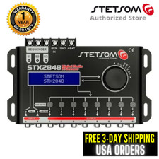 Stetsom STX2848 DSP 2-Kanal Frequenzweiche Digital Signalprozessor Sequencer