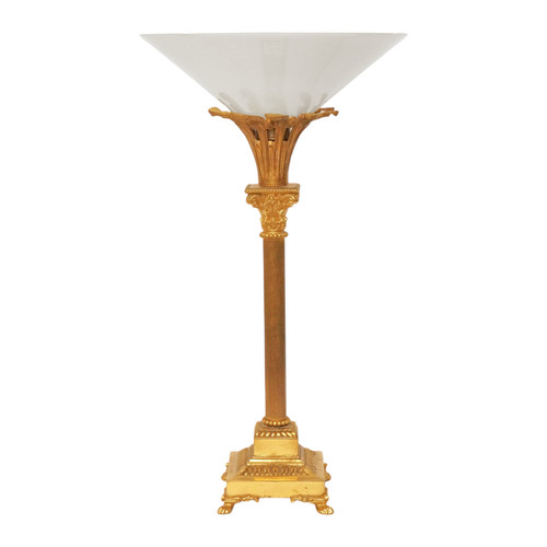 Unikat art déco messinglampe - unikat,