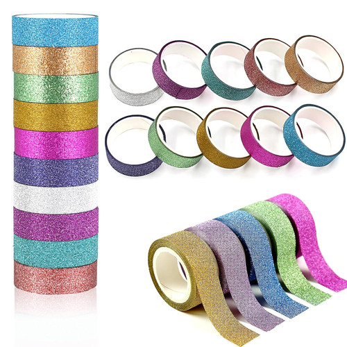 Glitzer washi tape - glitzer, tape,10