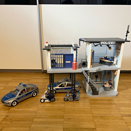 Playmobil polizei station mit - polizei-station,