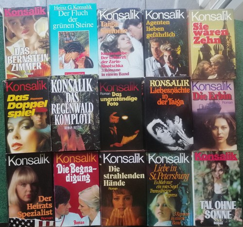 Konvolut romane bücher - /,