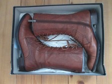 Tolle Marc o Polo Stiefel halbhoch Gr. 42 Antik Echtleder zum Schnüren NP 189 €