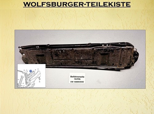 Golf cabrio reparaturblech - 1,