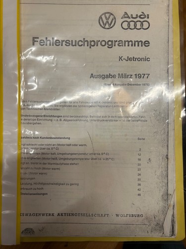 Fehlersuchprogramm jetronic - fehlersuchprogramm, k-jetronic