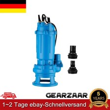 1500W Fäkalienpumpe Absenkbar