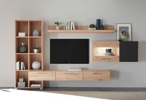 Wohnwand space anbauwand - wohnwand,
