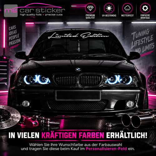 Limited edition frontscheiben - edition,