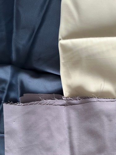 Stoffreste blau weiß lila - stoffreste:, blau-weiß-lila