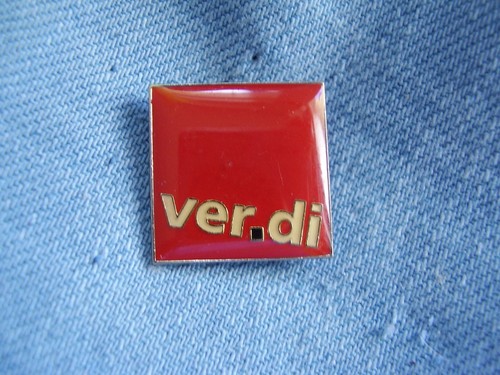 Pin verdi ver vereinte - ver.di,