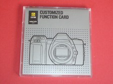 Minolta Customized Function