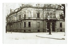 P70 Karlsruhe Lazarett ? Offz. Feldpost 1915 nach Idar Ernst Schneider e.F. RAR