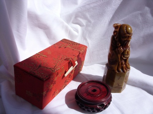 Asien china alte figur sigel - /china, figur/sigel