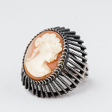 Ring Kamee 6,6 g Silber