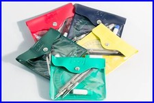 boy um 1960 altes 1x Schul Set ZIRKEL ZIEHFEDER MINEN HALBKREIS WINKELMESSER