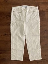 vanilia verkürzte (Chino) Hose weiß Gr. 40 weiß gebraucht TOP