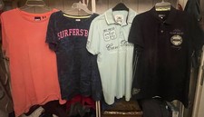 Marken T-Shirt Paket Herren „SuperDry, Esprit, 2xCampDavid