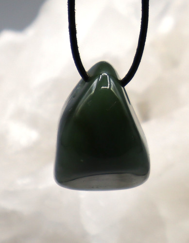 Nephrit jade großer anhänger - jade,