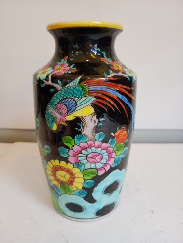 Vase nippon famille noire made - vase,