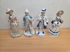 4x große Porzellan Figuren