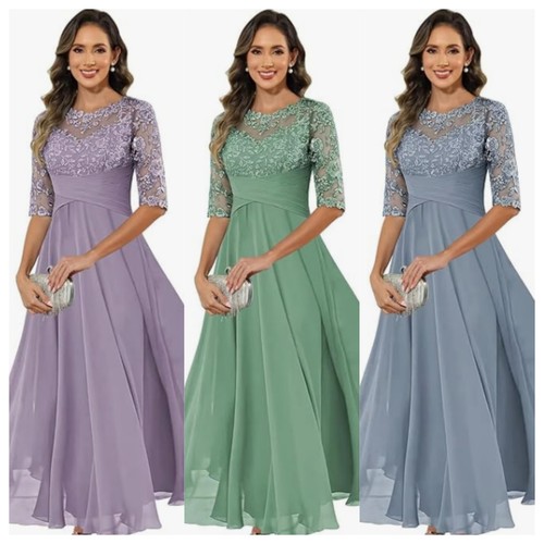 Damen lang formales abendkleid - lang,