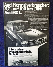 Audi  Super 60L ,  originale Werbung aus 1970