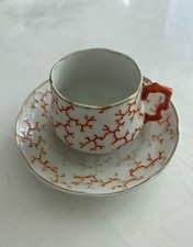 KPM , Porzellan , Korallenmuster , Berlin ,Tasse ,Untertasse
