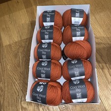 Lana Grossa  10 X 50 g Cool Wool Big 999 Terrakotta Schurwolle