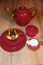 Weihnachtsporzellan  Kaffeeservice vergoldet Sterne Arzberg Form 1382 Rarität